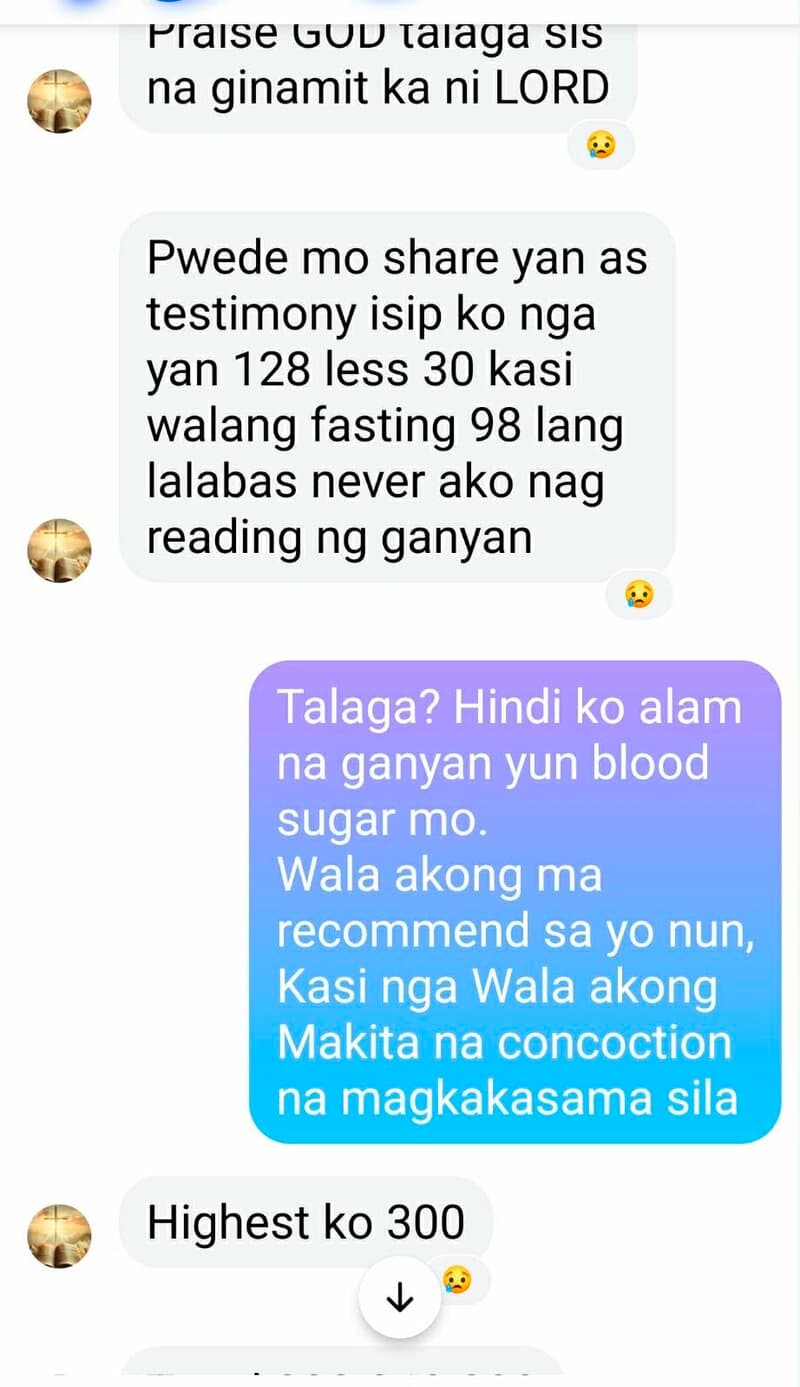 Member testimonial screenshot