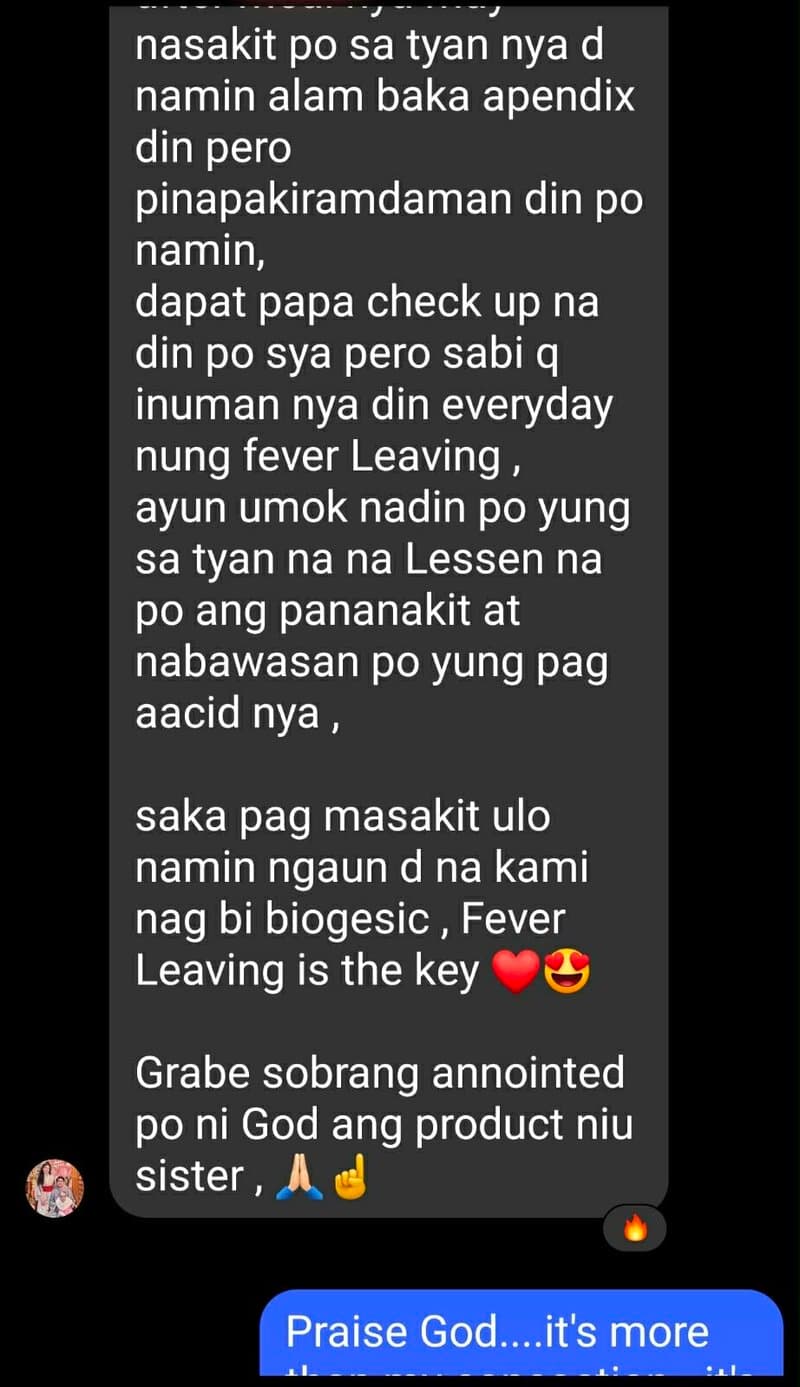 Member testimonial screenshot