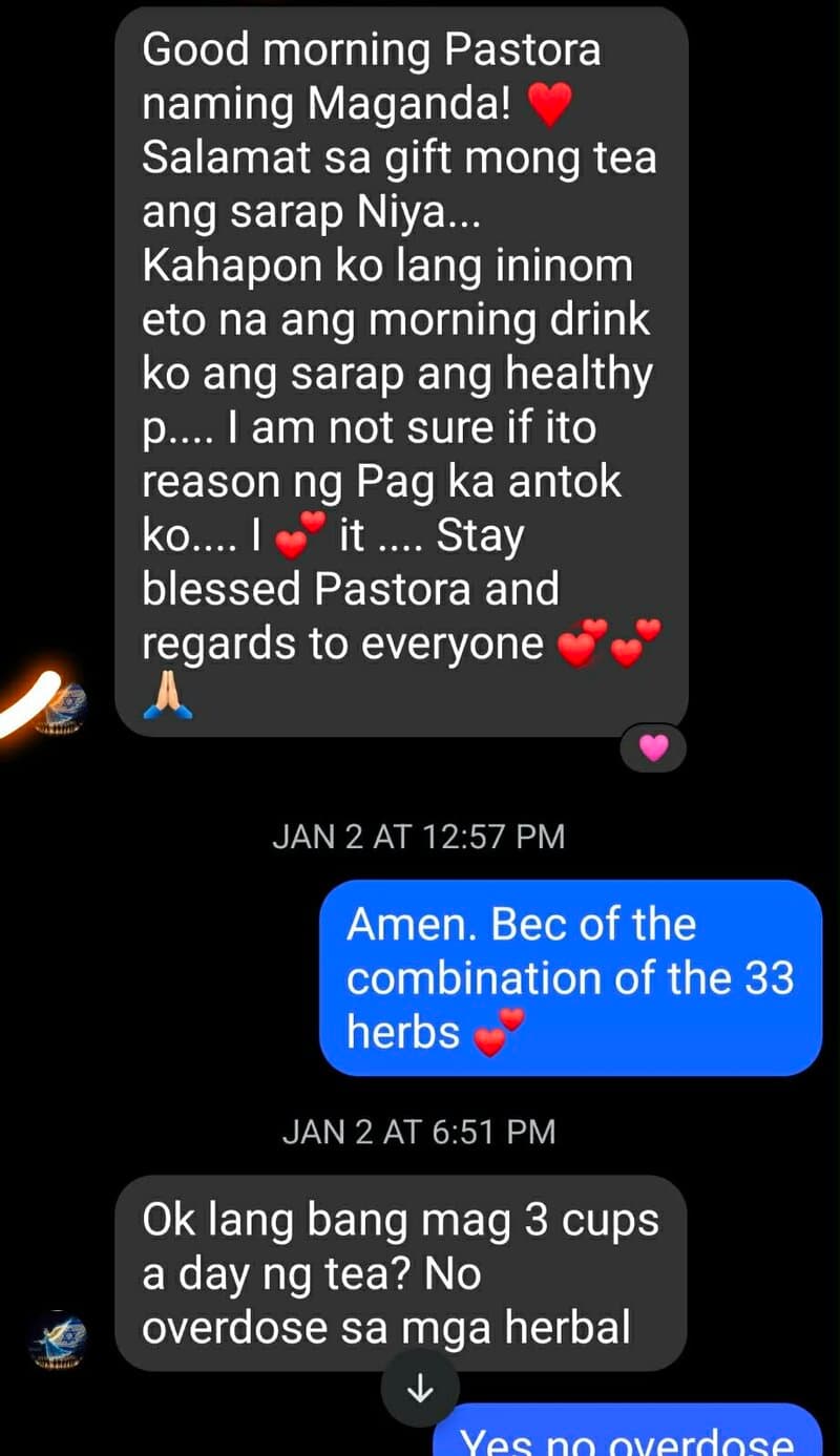 Member testimonial screenshot