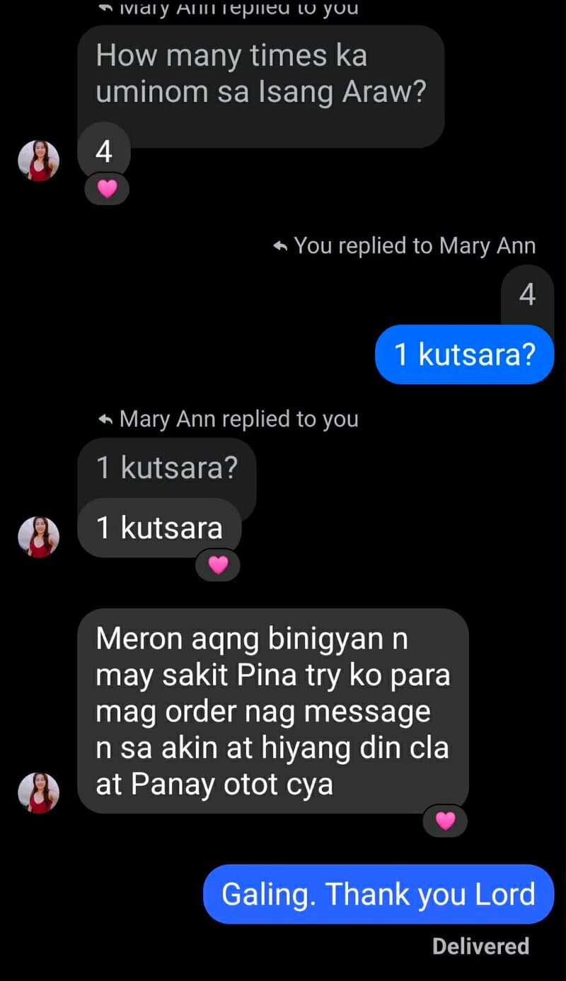 Member testimonial screenshot