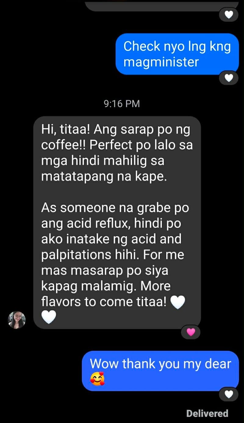Member testimonial screenshot
