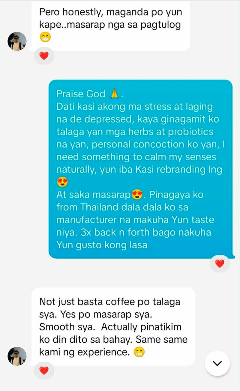 Member testimonial screenshot