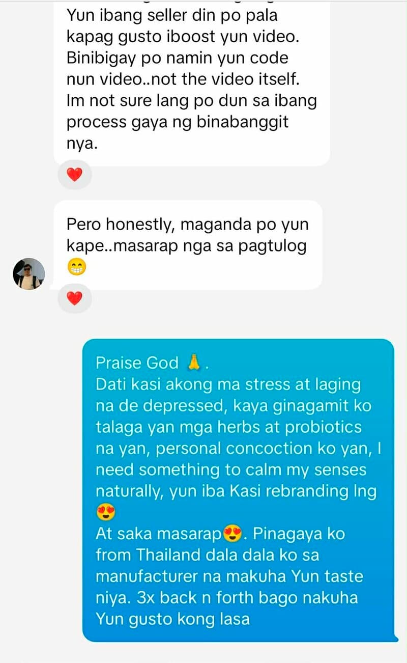Member testimonial screenshot